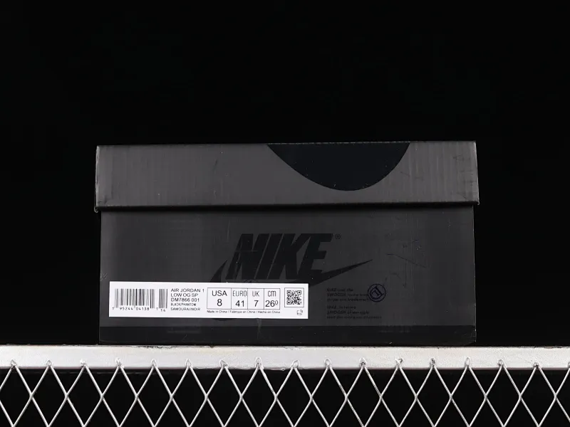 All Categories Air Jordan Jordan Series Basketball Shoes Air Jordan 1 Low Z Version Travis Scott x Air Jordan 1 Low OG "Triple Black" AJ1 Joe 1 Black Warrior Overhook DM7866-001
